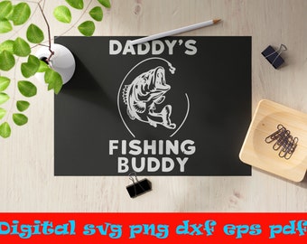 Download Daddy S Fishing Buddy Svg File Instant Download Vector Fishing Hobby Gift Idea Digital Files For Cricut Cameo Iron On Shirt N075 Clip Art Art Collectibles Safarni Org