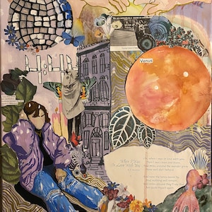 Personalized Collage Custom Portrait Handmade Self Love "Be My Muse"