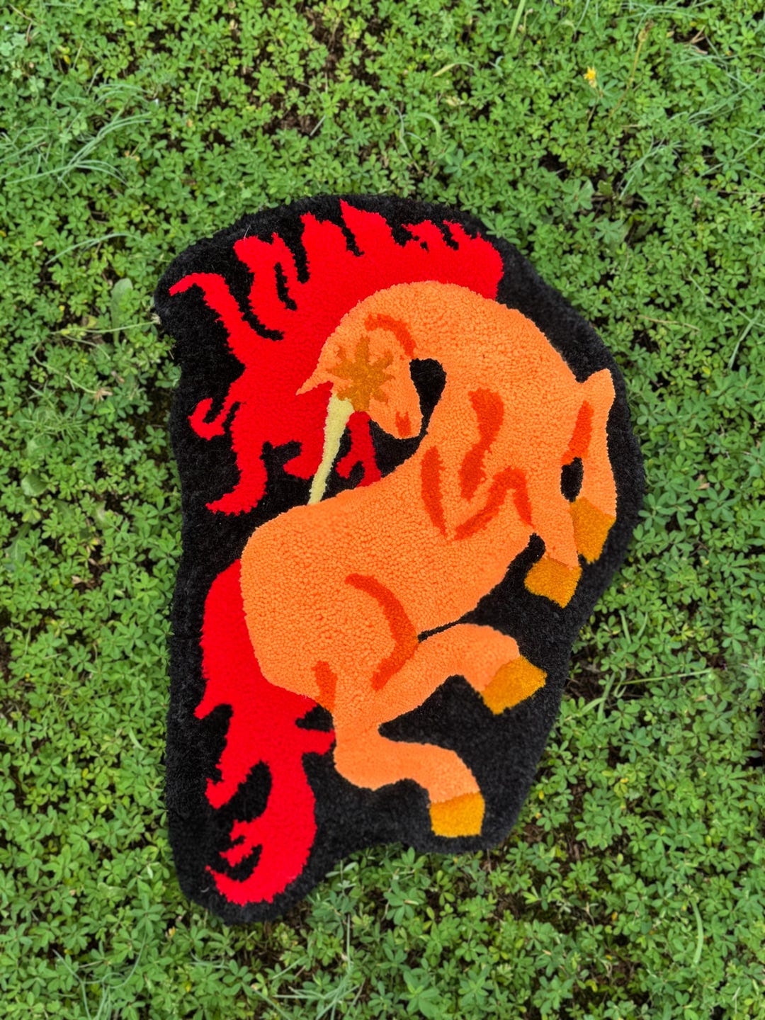 Curated visual reference: Gallery Detail: Comet The Unicorn Tufted Wall Hanging