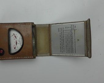 LIGHT METER GOSSEN CIMBRUX WORKING with leather case