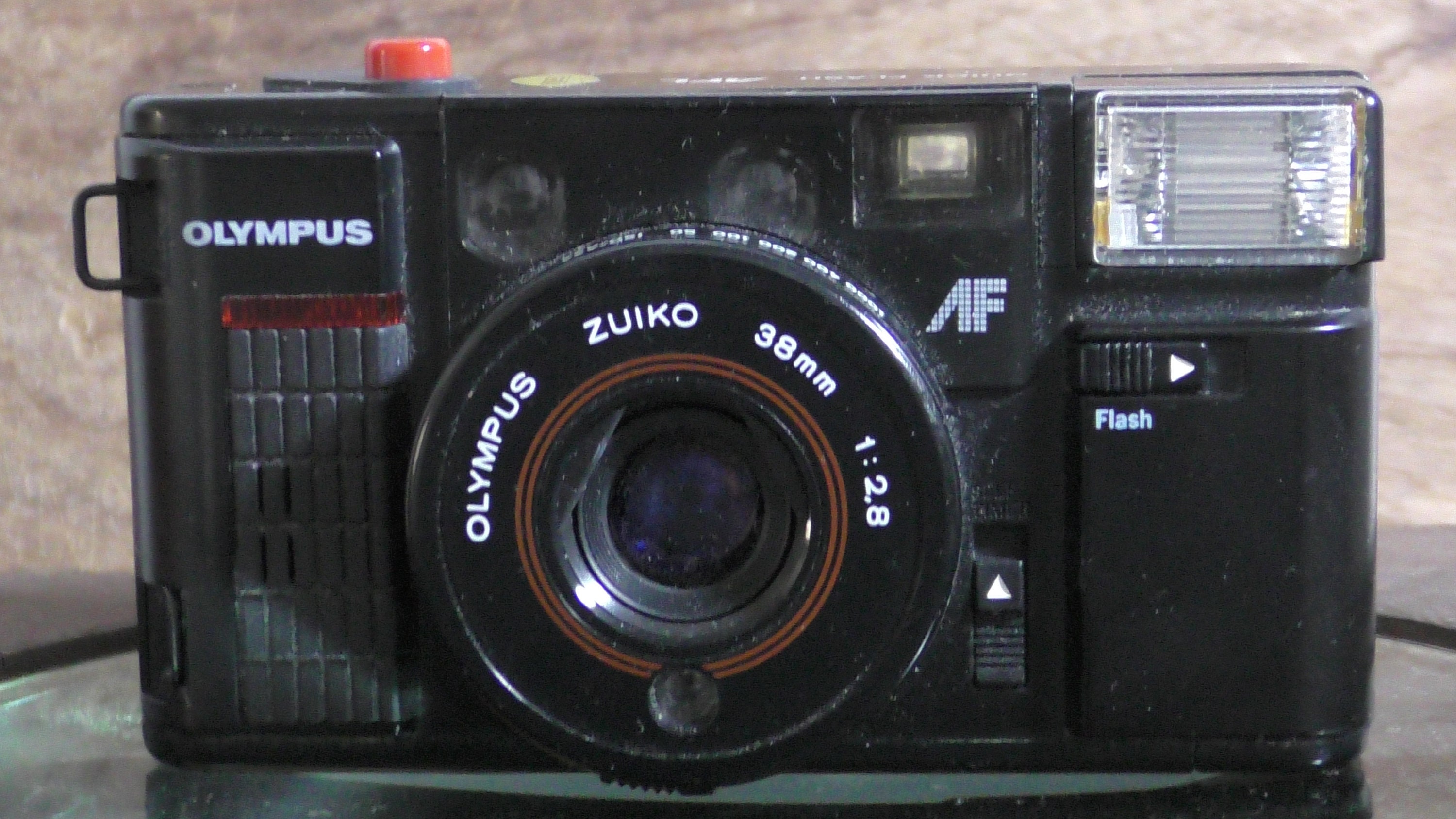 Olympus Quick Flash Camera Afl Zuiko 38 Mm for Roll 35 Mm Analog