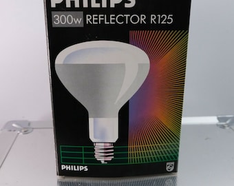 Philips Reflector R125 300w Es E27 35 lamp bulb for professional studio lighting