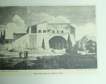 11 prints Italy Ciociaria Anagni Frosinone Arpino Montecassino Liri etc 39 x 49 cm