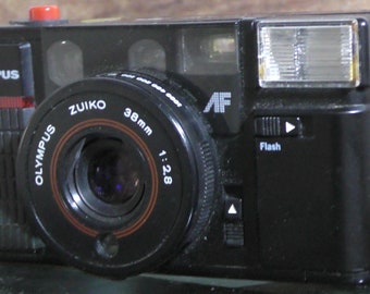 Olympus Quick Flash Camera Afl Zuiko 38 Mm for Roll 35 Mm Analog