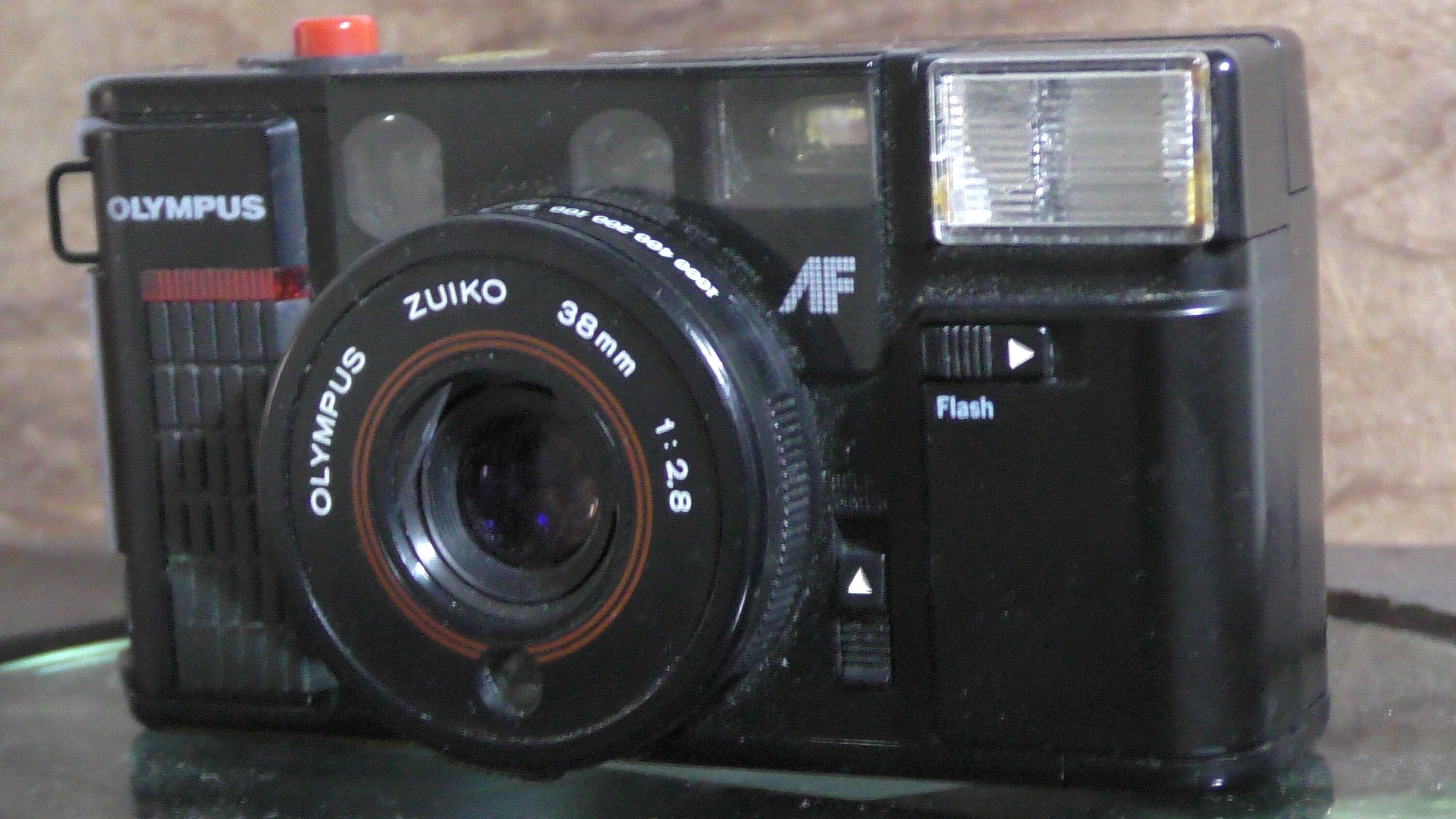 Olympus Quick Flash Camera Afl Zuiko 38 Mm for Roll 35 Mm Analog