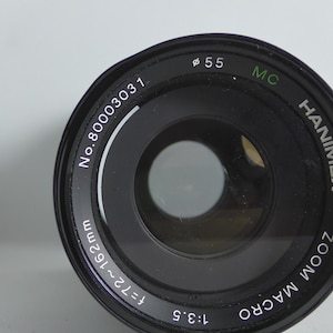 Canon FD C/FD Hanimex 72-162 f3.5 macro zoom lens