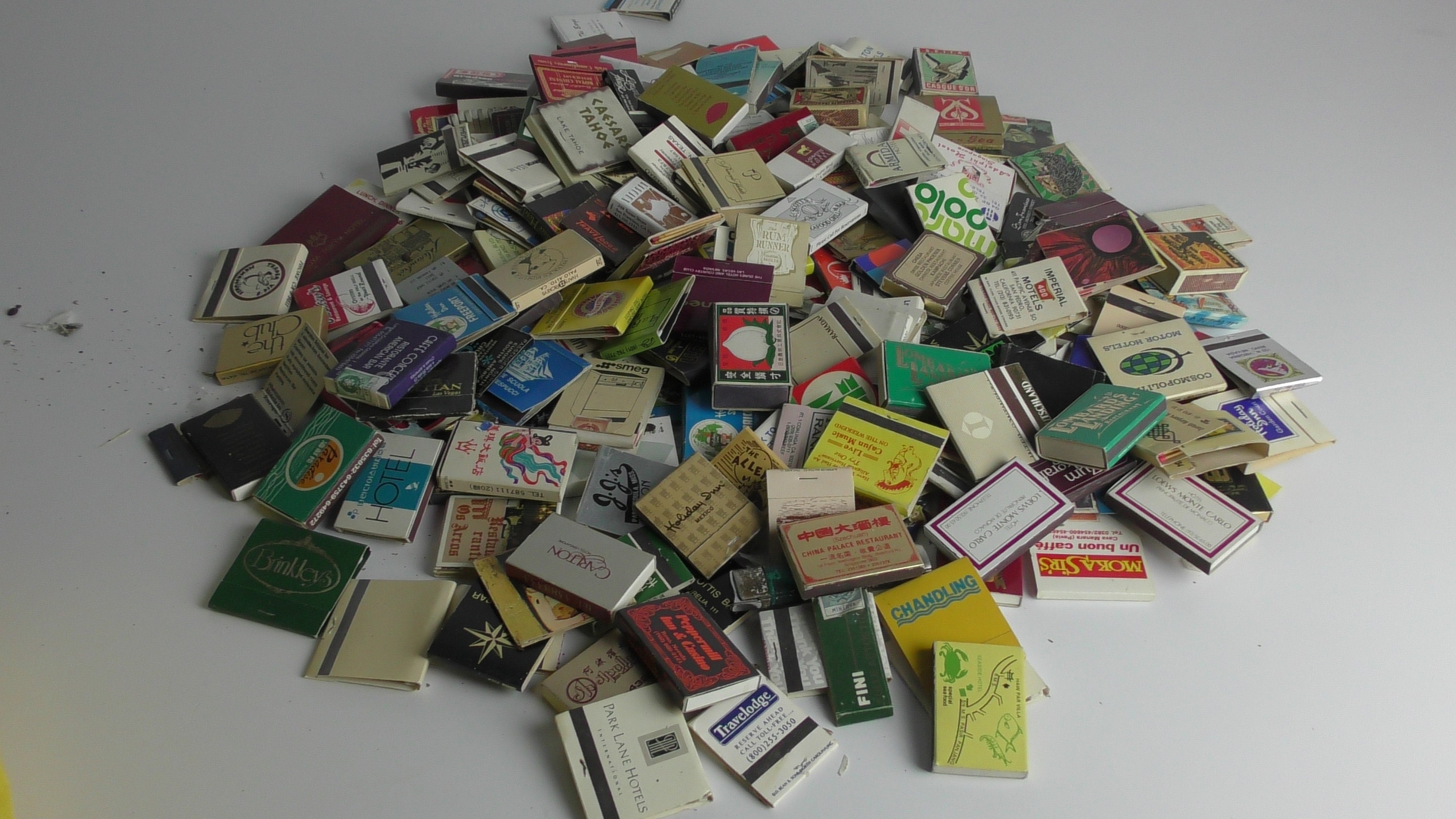 Large batch of matchboxes hotels restaurants pizzerias from Etsy