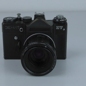 Zenit ET camera with 2.8 f. 50 mm lens