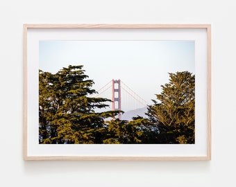 Golden Gate Bridge view - Photography print art decor
