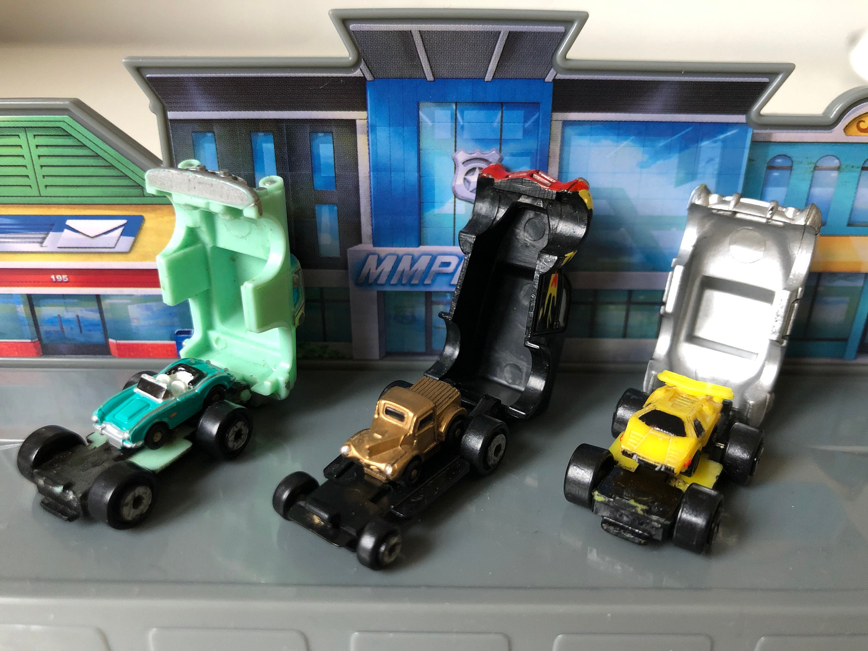 Micro Machines Insiders x 3 Cars and x 3 Micro Mini's by Etsy