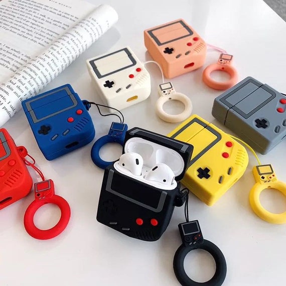 Retro Gameboy Vintage 3D Airpods Case With Keychain for | Etsy Australia