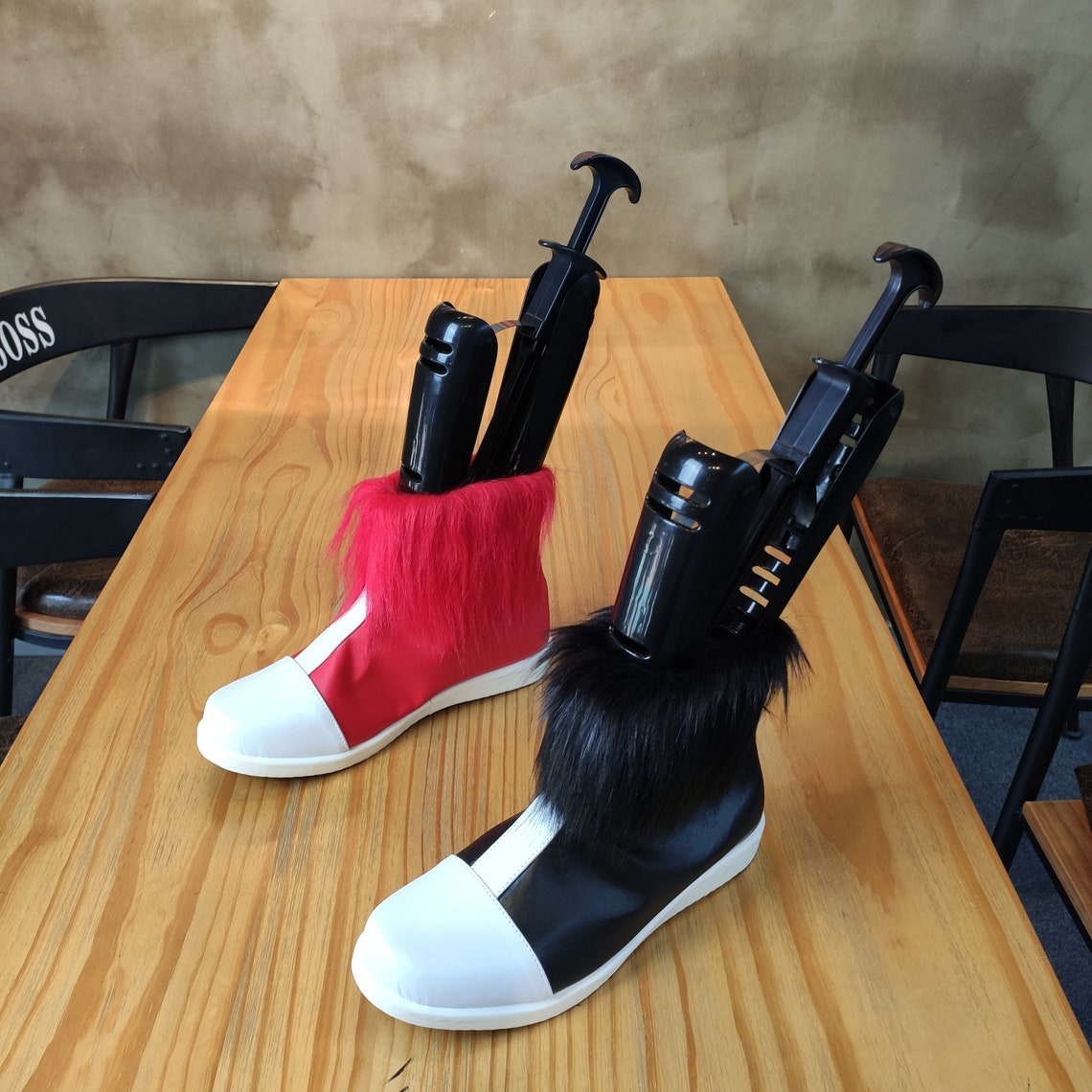 Harley Quinn TV Series Cosplay Shoes Boots Custom Made Etsy