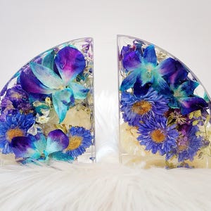 Wedding Flower Preservation | Preservation Wedding Bouquet | Wedding Dried Flowers Bookends | Bridal Bouquet