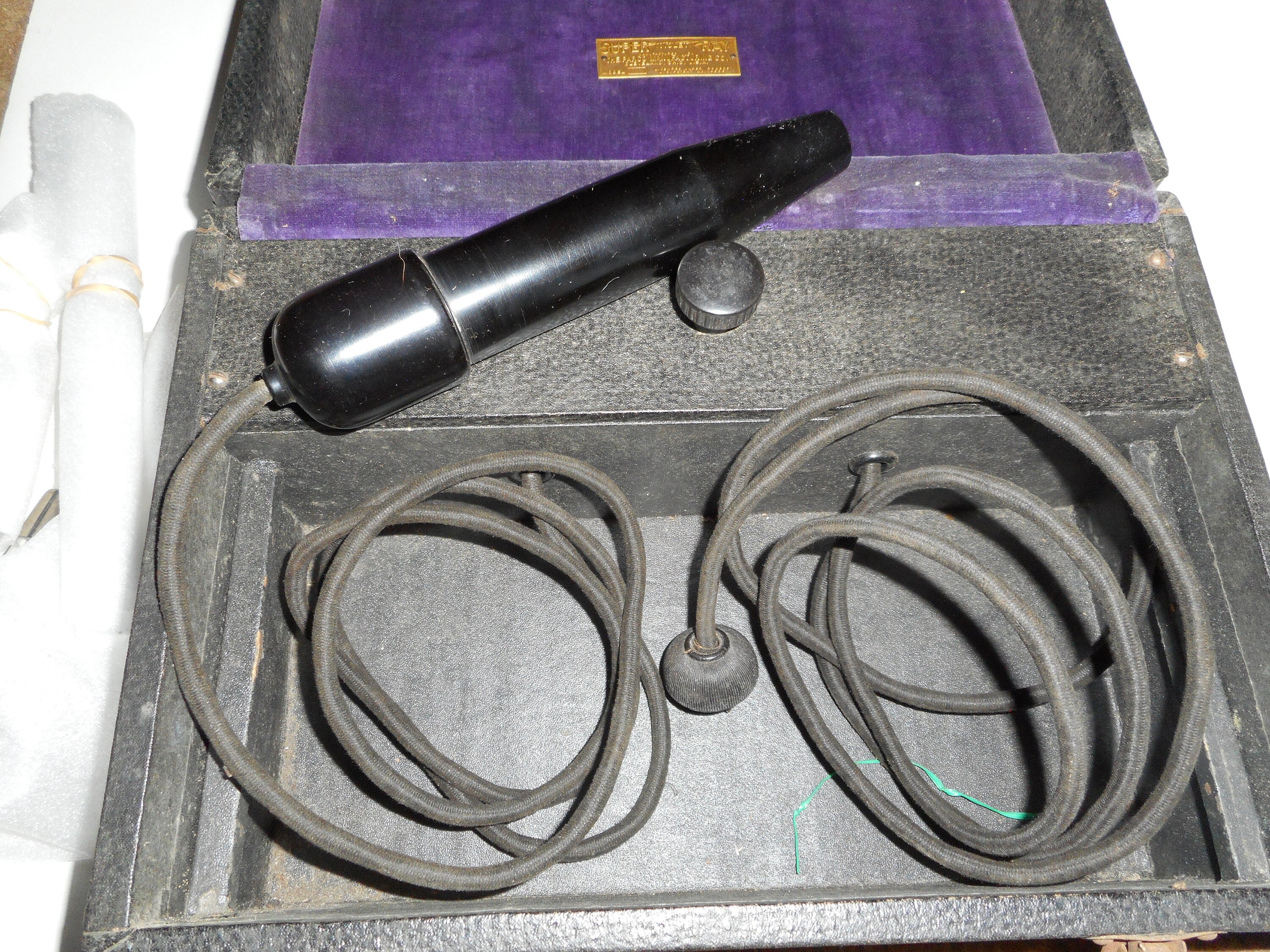 Antike Parco Super Violett Ray Maschine Mit 4 Elektroden Quack | Etsy