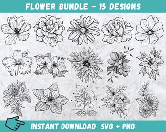 Download Flower Svg Etsy