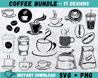 Coffee Beans Svg Etsy
