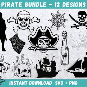 Pirat SVG, Pirat SVG Bundle, Pirat Clipart, Pirat Vektor, Pirat Schnittdateien für Silhouette, Cricut, SVG, Png, Design, Pirat Png