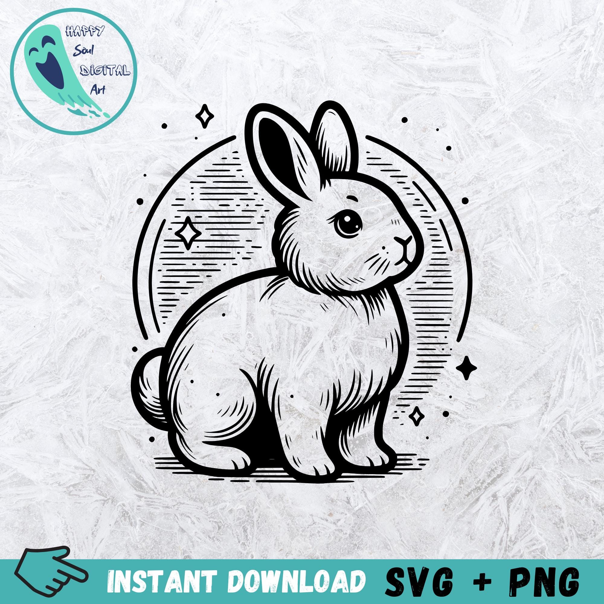 Bunny SVG Bundle: 25 Hand-drawn Rabbit Designs (digital Download) - Etsy