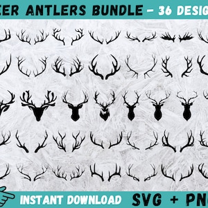 Chifres de Veado SVG, Chifres de Veado Clipart, Chifres Svg, Chifres de Veado Arquivo de Corte, Chifres Cricut, Caça Svg, Vida Selvagem Svg, Download Digital, Png