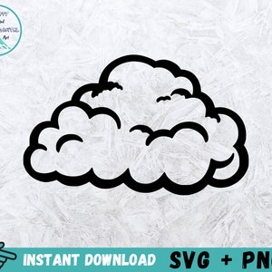 Cloud SVG, Clouds SVG Bundle, Clouds Silhouette, Cloud Clipart, Rain ...