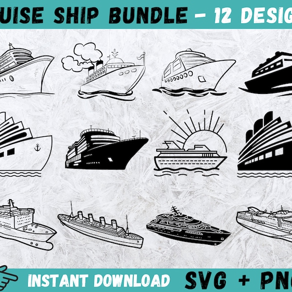 Cruise Ship SVG, Cruise Svg, Cruise Vacation svg, Ship Svg, Yacht Svg, Boat svg, Cruise Cricut, Cruise Silhouette, Cruise Ship Clipart, Png