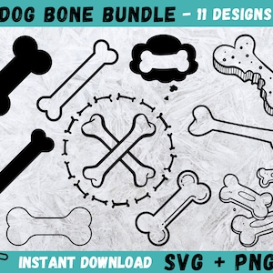 Dog Bone SVG, Bone Svg, Dog Bone Printable, Dog Bone Clipart, Bone Vector, Dog Bone Cricut, Dog Bone Silhouette, Dog Cricut,Instant Download