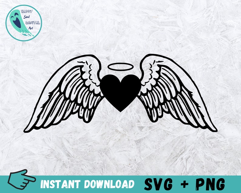 Download Angel Wings Svg Commercial Use Clipart Heart Wings Svg Newborn Svg Png Wings Cricut Digital Cut Files Angel Svg Wings Svg Baby Svg Drawing Illustration Digital Vermontorganics Com