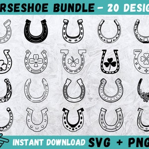 Hufeisen SVG, Hufeisen Cricut-Datei, Hufeisen Silhouette, Hufeisen Clipart, Vektor, Clip Art, Dateien für Cricut, Hufeisen Clipart, Umriss