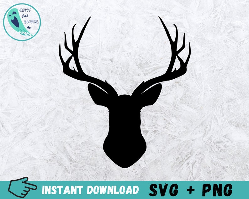 Deer Antlers SVG, Deer Antlers Clipart, Antlers Svg, Deer Antlers Cut File, Antlers Cricut, Hunting Svg, Wildlife Svg, Digital Download, Png image 4