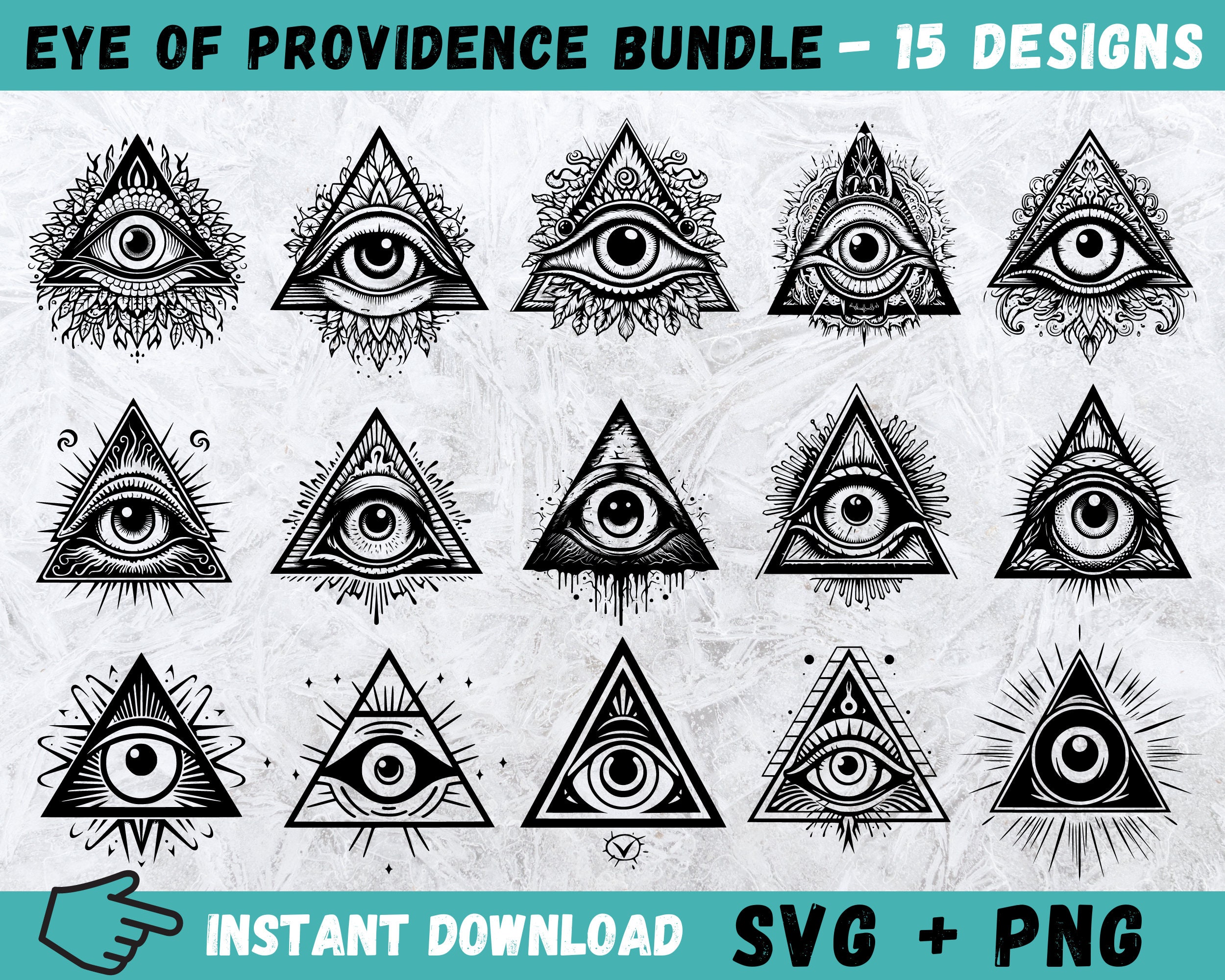 プロビデンスの目 SVG バンドル: イルミナティ、メイソン デザイン (デジタル ダウンロード) - Etsy 日本, image size:2500x2000