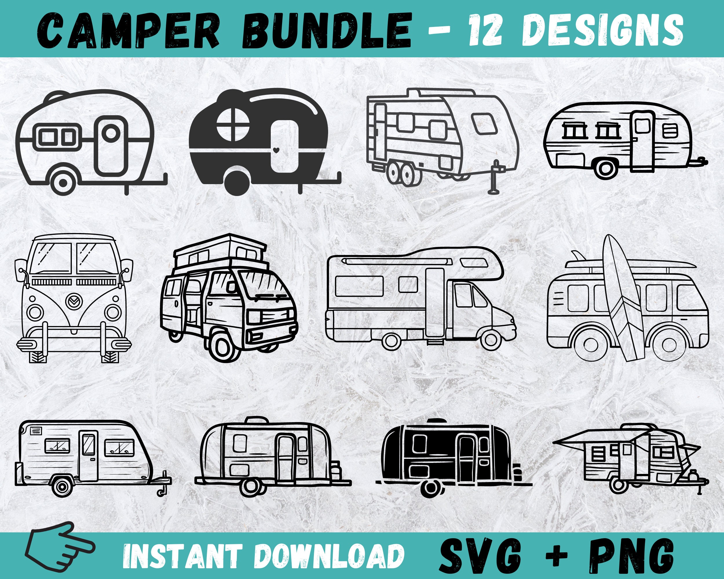 Camper SVG Camping SVG Trailer SVG Camper Cricut Camper - Etsy Australia