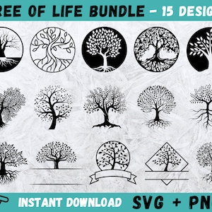 Tree of Life SVG, Tree of Life Silhouette, Celtic Tree of Life Cricut, Tree Clipart, Tree Cut File, SVG Cut Files for Silhouette,Tree Vector