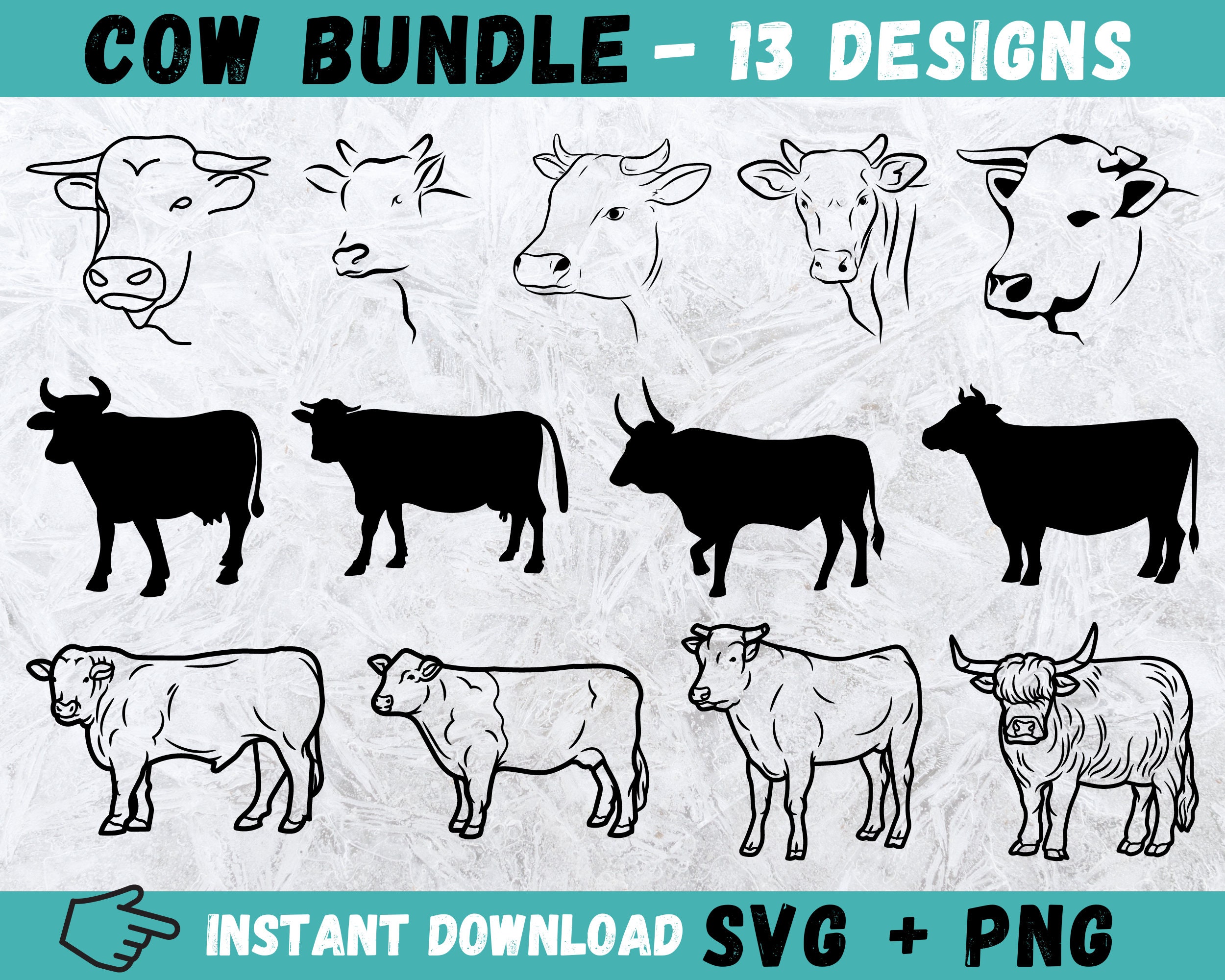 Cow SVG Cow Cricut Cow Head SVG Beef Cow Svg Cattle Etsy Singapore