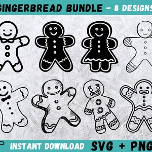 Gingerbread Svg, Christmas Gingerbread Svg, Christmas Svg, Gingerbread Man Svg, Gingerbread Man, Christmas Clip Art, Gingerbread Cricut, Png