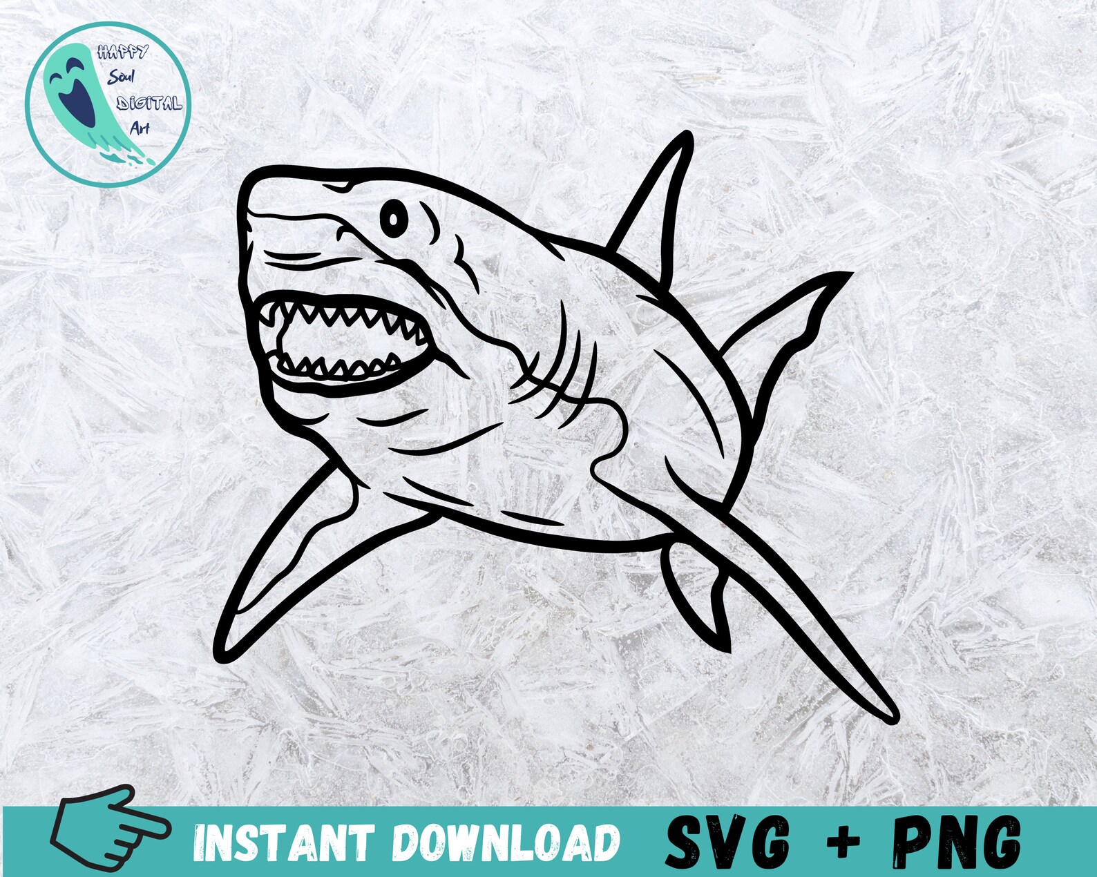 Shark SVG Shark Cricut File Shark Silhouette Svg Shark - Etsy
