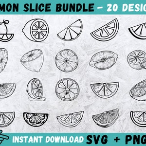 Tranche de citron Svg, tranche de citron Cricut, citron SVG, vecteur de citron, Silhouette de citron, clipart de tranche de citron, citrons Svg, fichier de coupe citron, fruits Svg