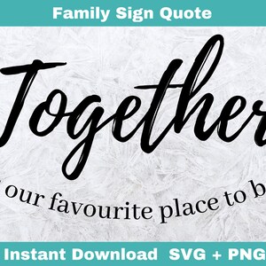 Family Sign SVG, Hand Lettered Sign, Farmhouse Quote SVG, Family svg file, family quote svg, home sign svg, home quote svg, family sign png