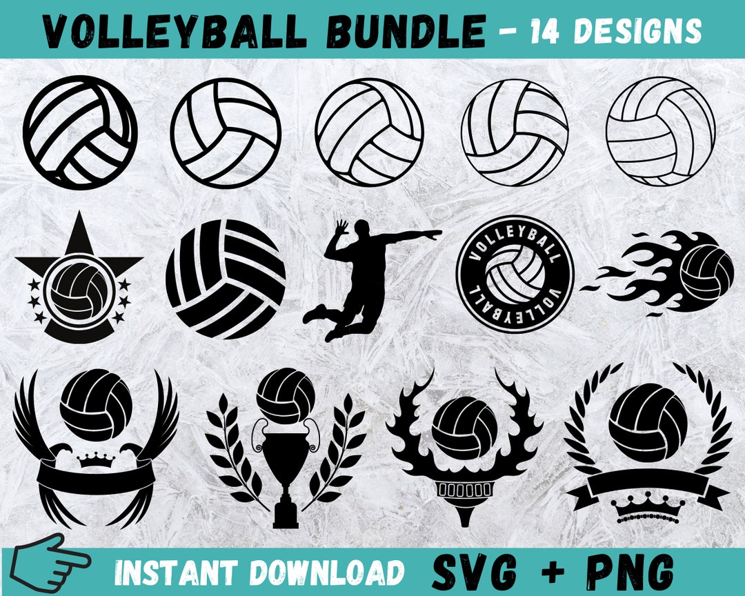 Volleyball SVG, Volleyball SVG Bundle, Volley Cricut, Sports SVG Bundle ...