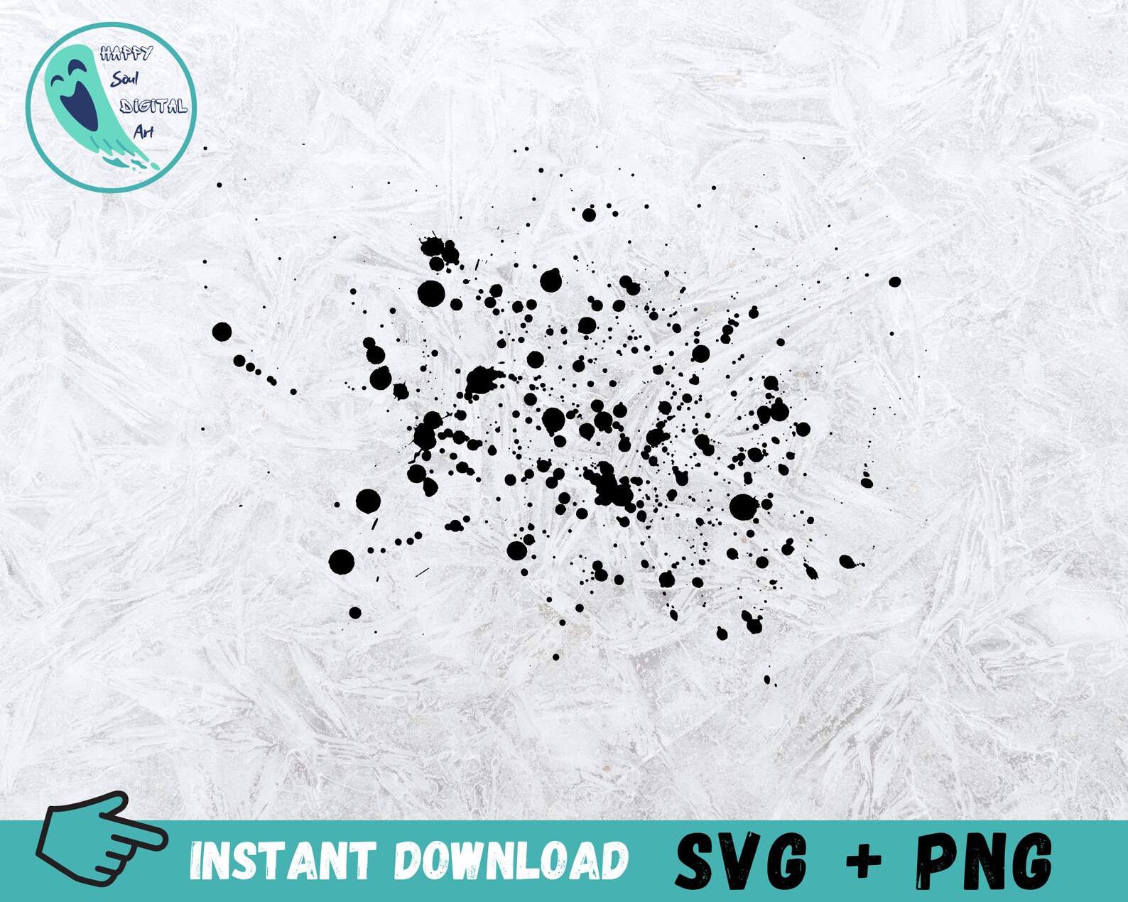 Paint Splatter SVG Splatter Clipart Splash Vector SVG Files - Etsy