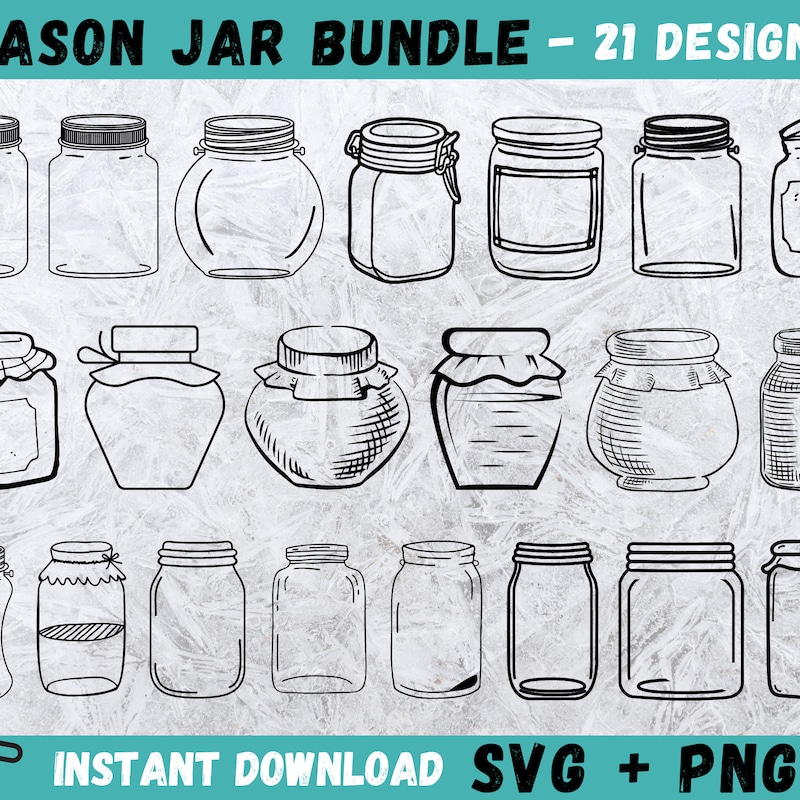 Mason Jar Cricut - Etsy