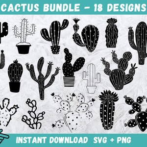 Cactus SVG, Monograma de cactus SVG, Svg de verano, Clip Art de cactus, cactus, SVG, Cactus Png, Vector de cactus, Archivo de corte de silueta, Cactus Cricut