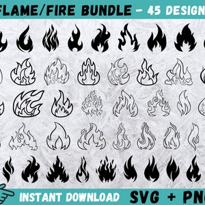 Fuoco SVG, Fiamma Svg, Fuoco Fiamme Svg, Fiamme Svg, Fuoco Cricut, Clipart Fuoco, Silhouette Fuoco, File di taglio Fuoco, Clipart Fiamme, Clip Art Fiamme