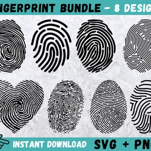 Fingerprint SVG, Fingerprint Cut File, Fingerprint Cricut, Fingerprint Silhouette, Commercial Use Svg, Cricut Svg File, Instant Download,PNG