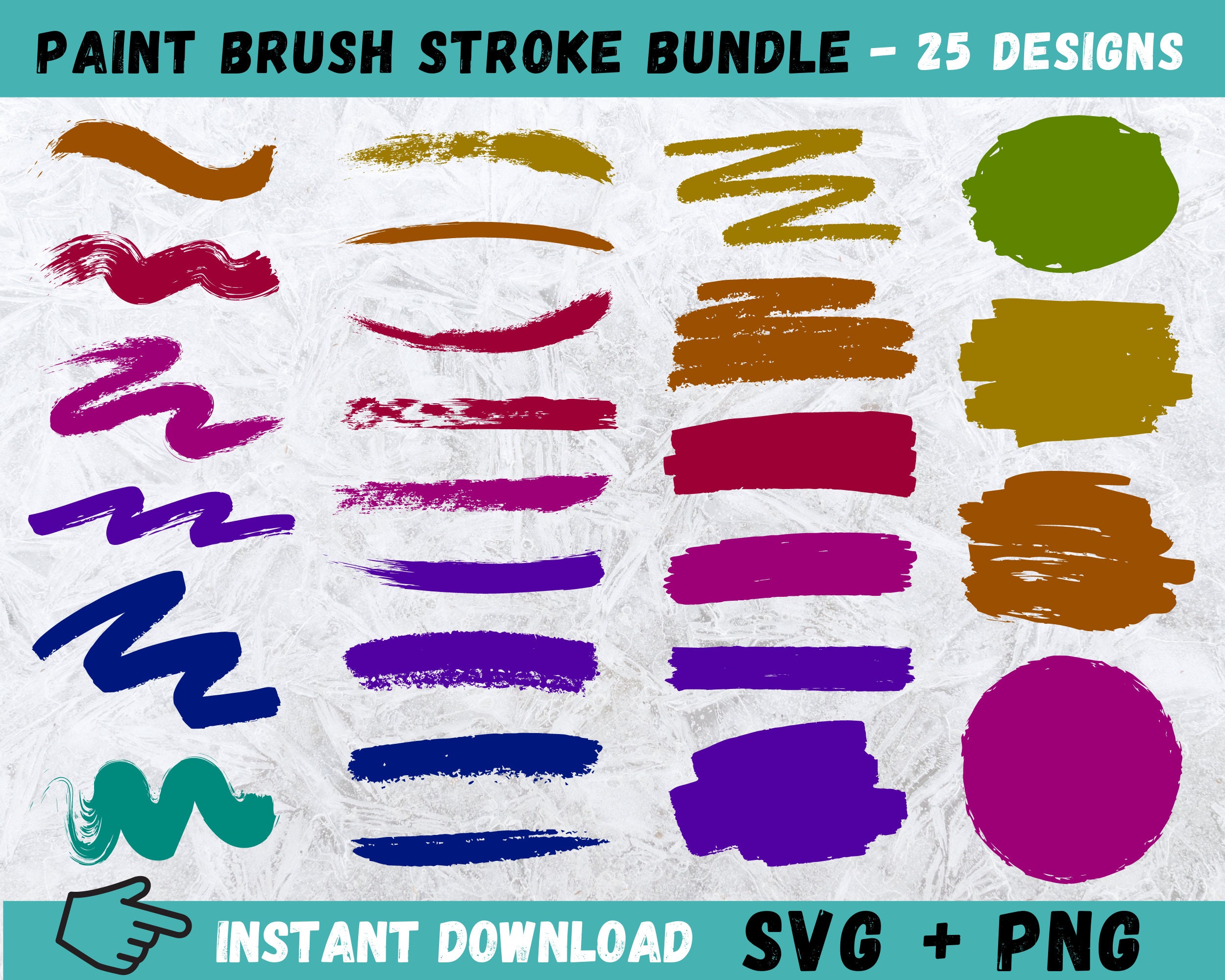 Brush Stroke Svg Paint Brush Strokes Svg Keychain Svg Paint | Etsy