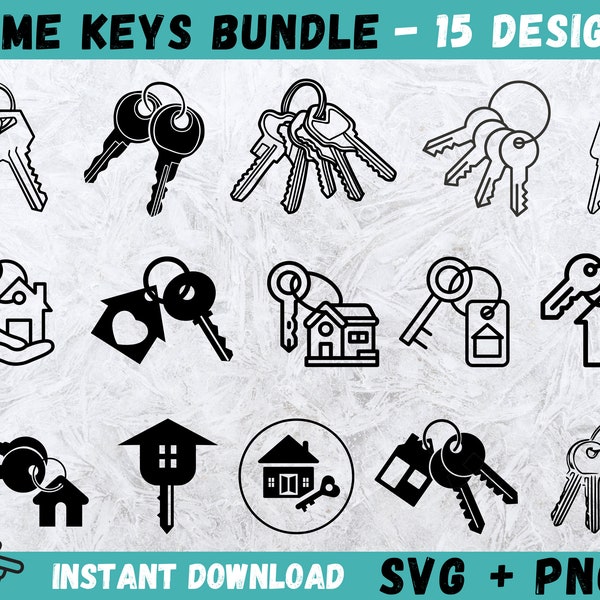 House Key SVG, Keys Clipart, Keys Svg Bundle, House Keys Cricut, Key Svg, Lock Svg, Key Lock Clipart, Keys Cut File, House Keys Silhouette