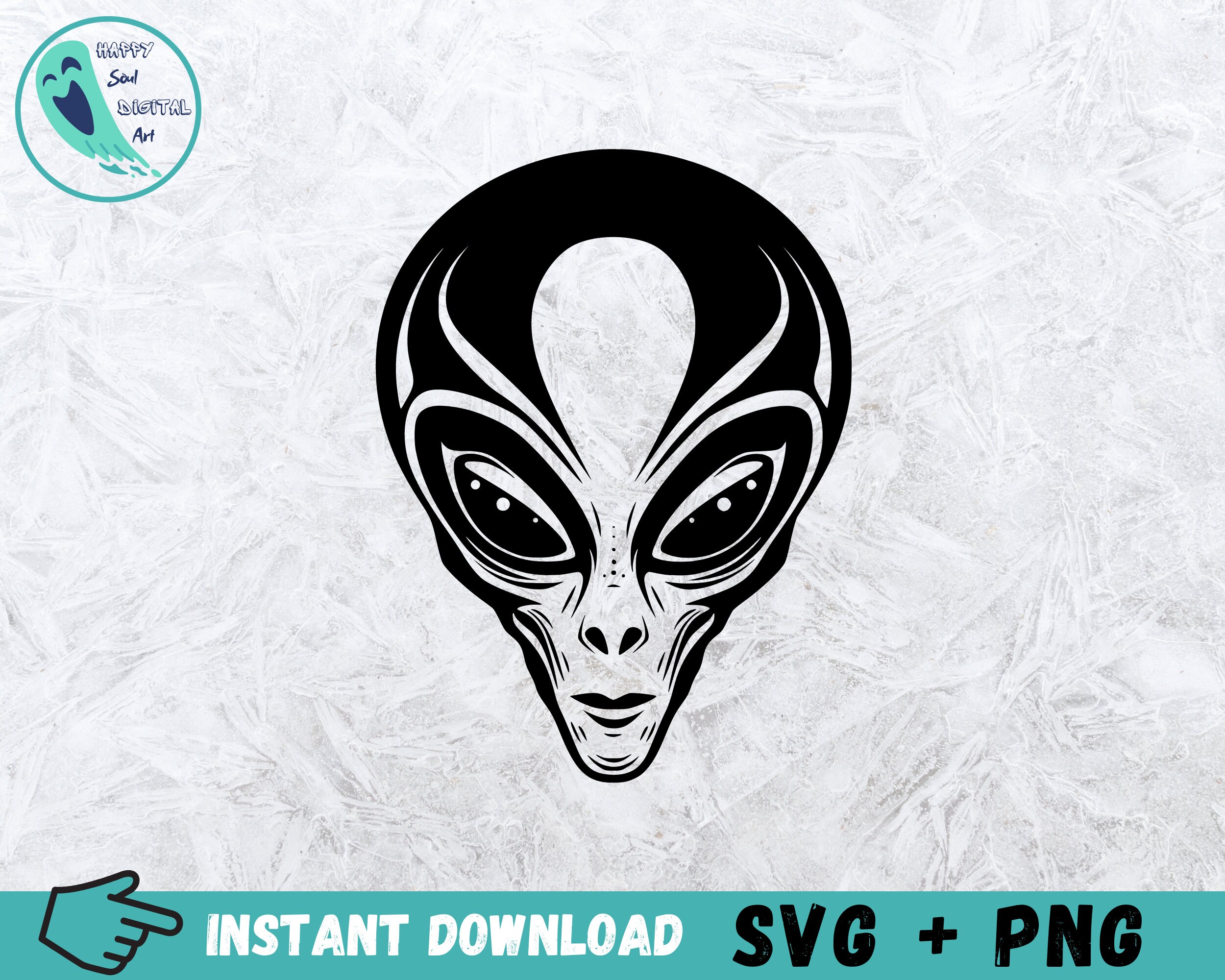 Alien SVG Bundle: UFO, Head, Ship Silhouette (24 Designs) (instant ...