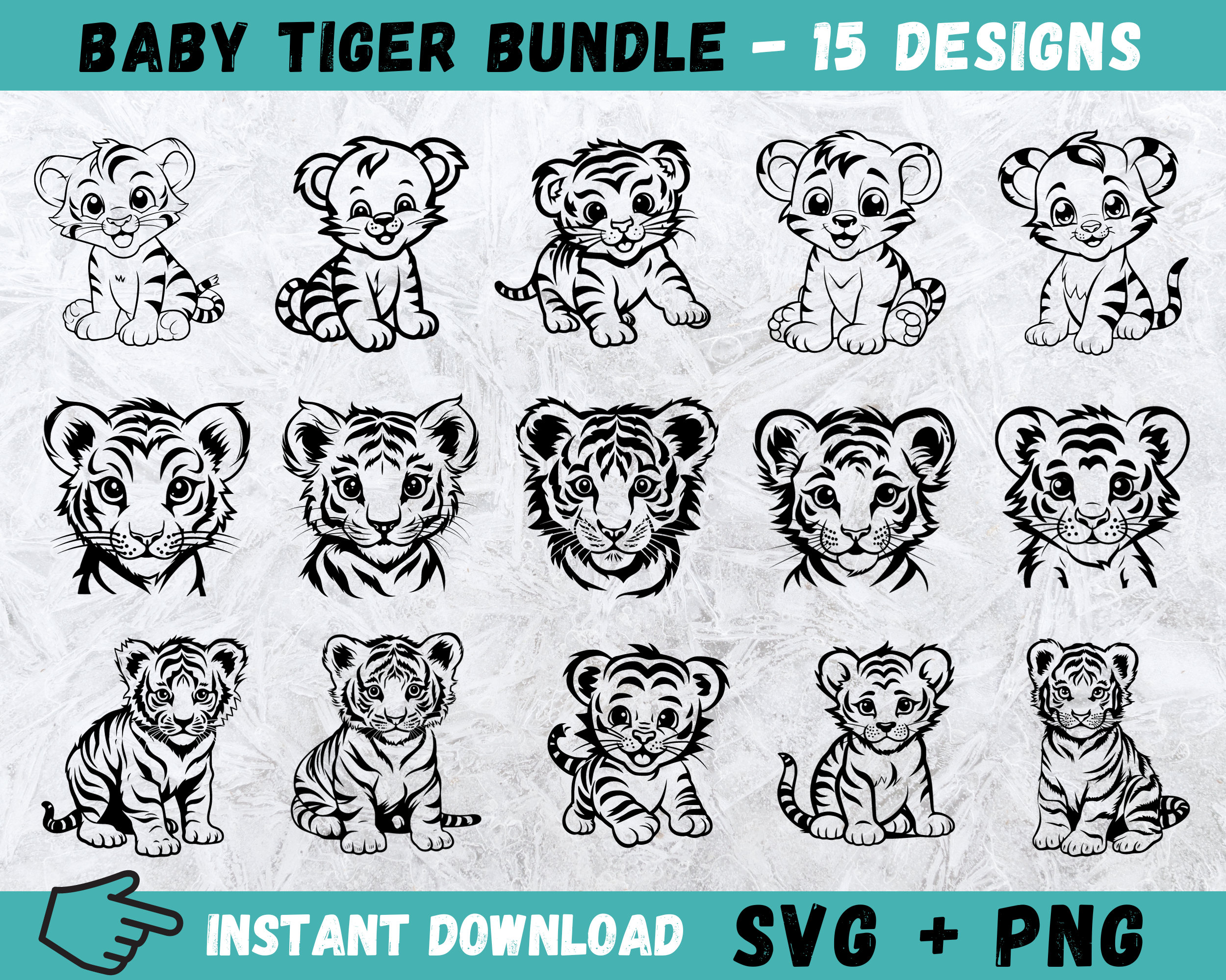 Baby Tiger SVG, Tiger Head Cricut, Cute Tiger Svg, Baby Tiger Head Svg,  Little Tiger Clipart, Tiger Silhouette, Cute Tiger Cut File, Vector - Etsy, image size:2500x2000