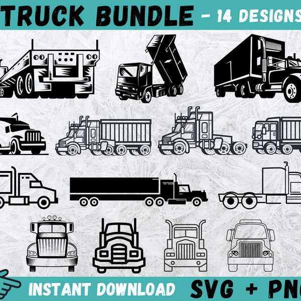 Truck Clipart - Etsy