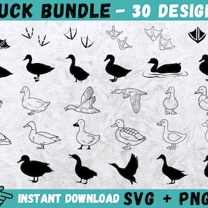 Duck SVG, Duck Cricut, Duck Svg Bundle, Duck Monogram, Flying Duck Svg, Duck Silhouette, Duck Cricut File, Duck Cut File, Instant Download