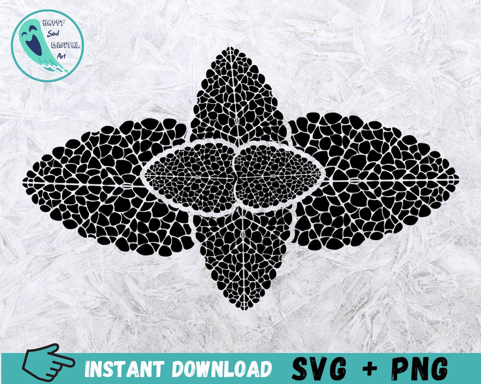 Mint Leaves Svg Mint Leaves Outline SVG Mint Svg Leaf Svg Etsy